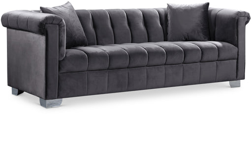 Kayla Grey Velvet Sofa image