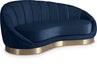 Shelly Navy Velvet Chaise image