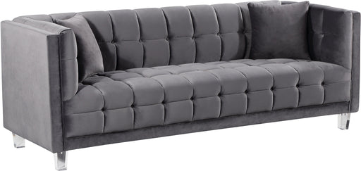 Mariel Grey Velvet Sofa image