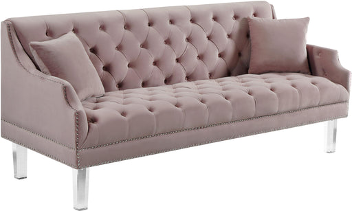 Roxy Pink Velvet Sofa image