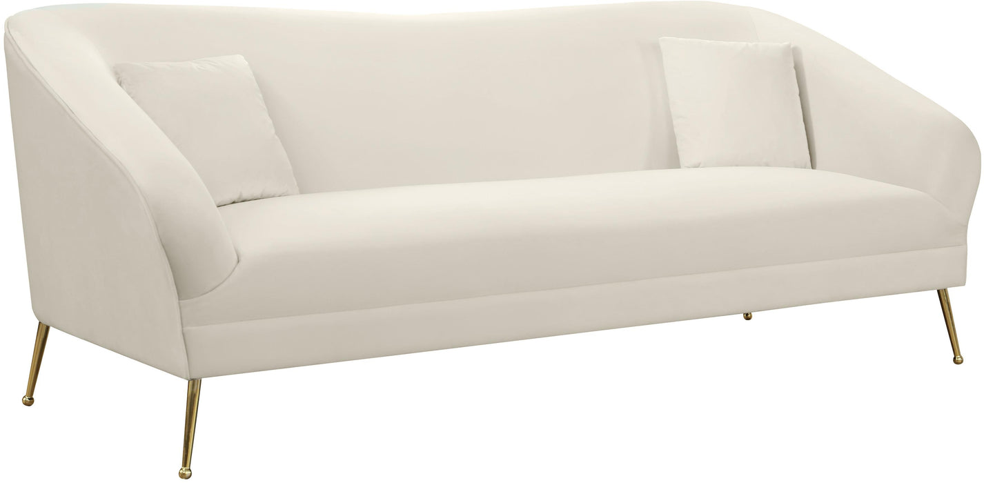 Hermosa Cream Velvet Sofa image