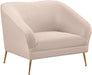 Hermosa Pink Velvet Chair image