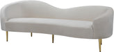 Ritz Cream Velvet Sofa image