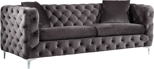 Scarlett Grey Velvet Sofa image