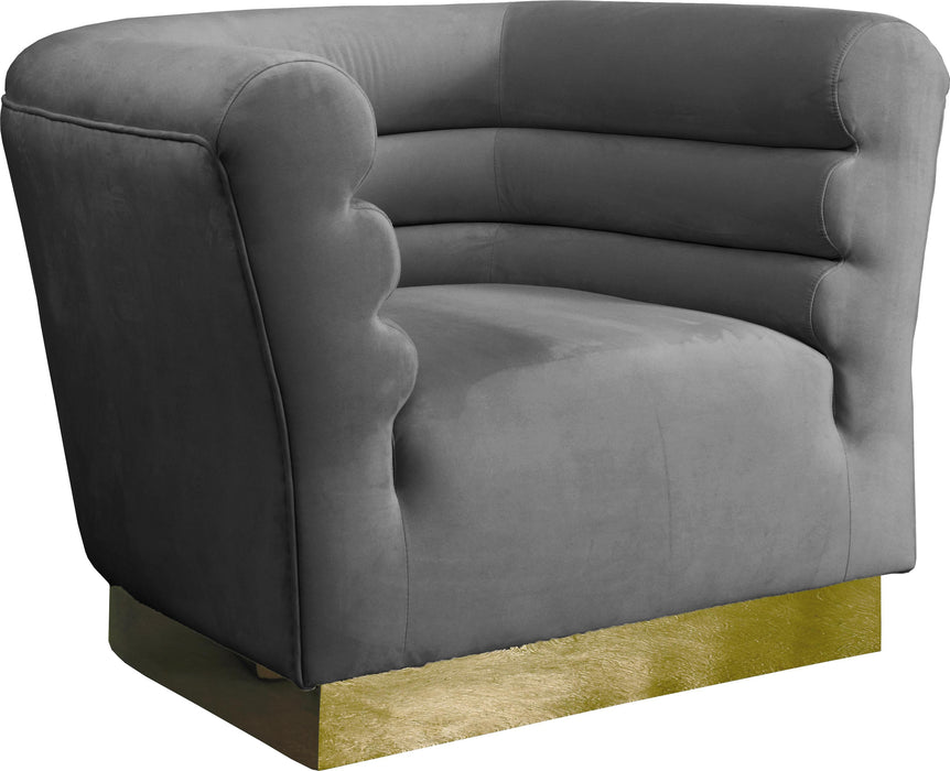 Bellini Grey Velvet Chair image