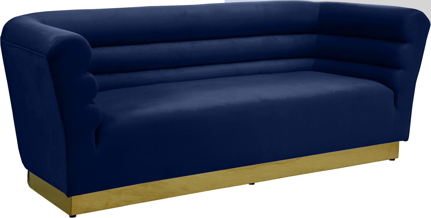 Bellini Navy Velvet Sofa image