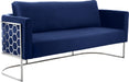 Casa Navy Velvet Sofa image