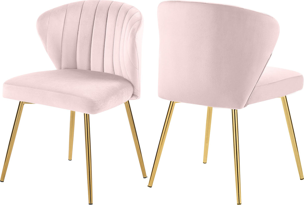 Finley Pink Velvet Dining Chair image