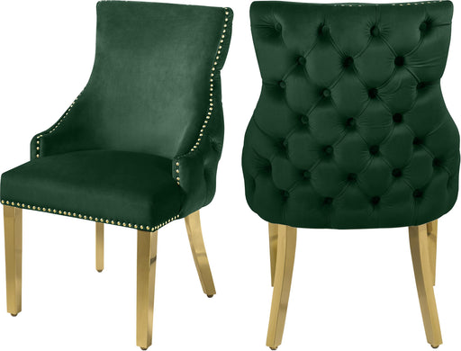 Tuft Green Velvet Dining Chair image