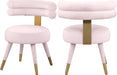 Fitzroy Pink Velvet Dining Chair image