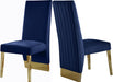 Porsha Navy Velvet Dining Chair image