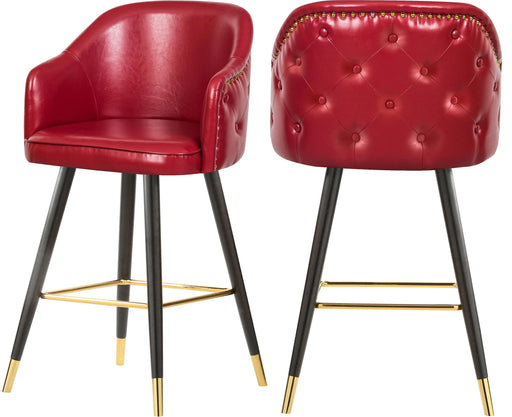 Barbosa Red Faux Leather Counter/Bar Stool image