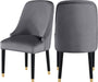 Omni Grey Velvet Dining Chair image