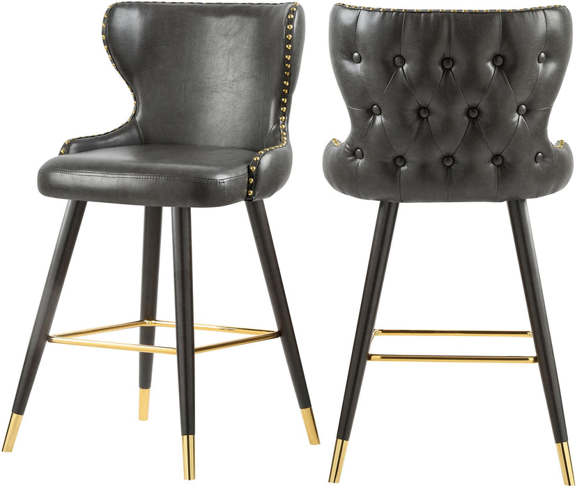 Hendrix Grey Faux Leather Counter/Bar Stool image