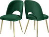 Logan Green Velvet Dining Chair image
