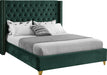Barolo Green Velvet King Bed image