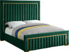 Dolce Green Velvet Queen Bed (3 Boxes) image