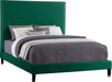 Harlie Green Velvet Queen Bed image