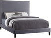 Harlie Grey Velvet Full Bed image