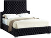 Sedona Black Velvet Queen Bed image