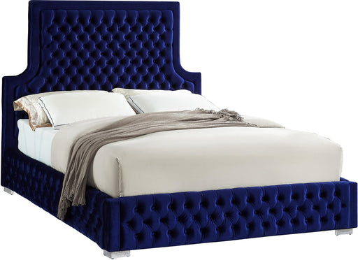 Sedona Navy Velvet King Bed image