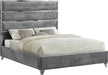 Zuma Grey Velvet King Bed image