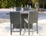 Palazzo Outdoor Counter Height Dining Table with 4 Barstools image