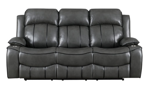 Grey Power Reclining Sofa image
