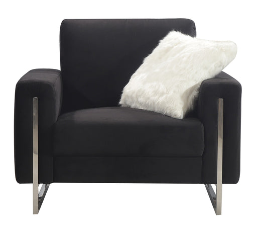 Black Chair with 1 Pillow image