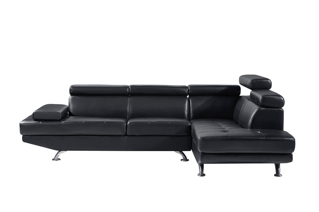 2Pc Sectional Black image